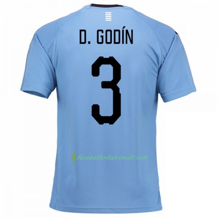 Fußballtrikots Uruguay D.Godin 3 WM 2018 Heimtrikotsatz kaufen